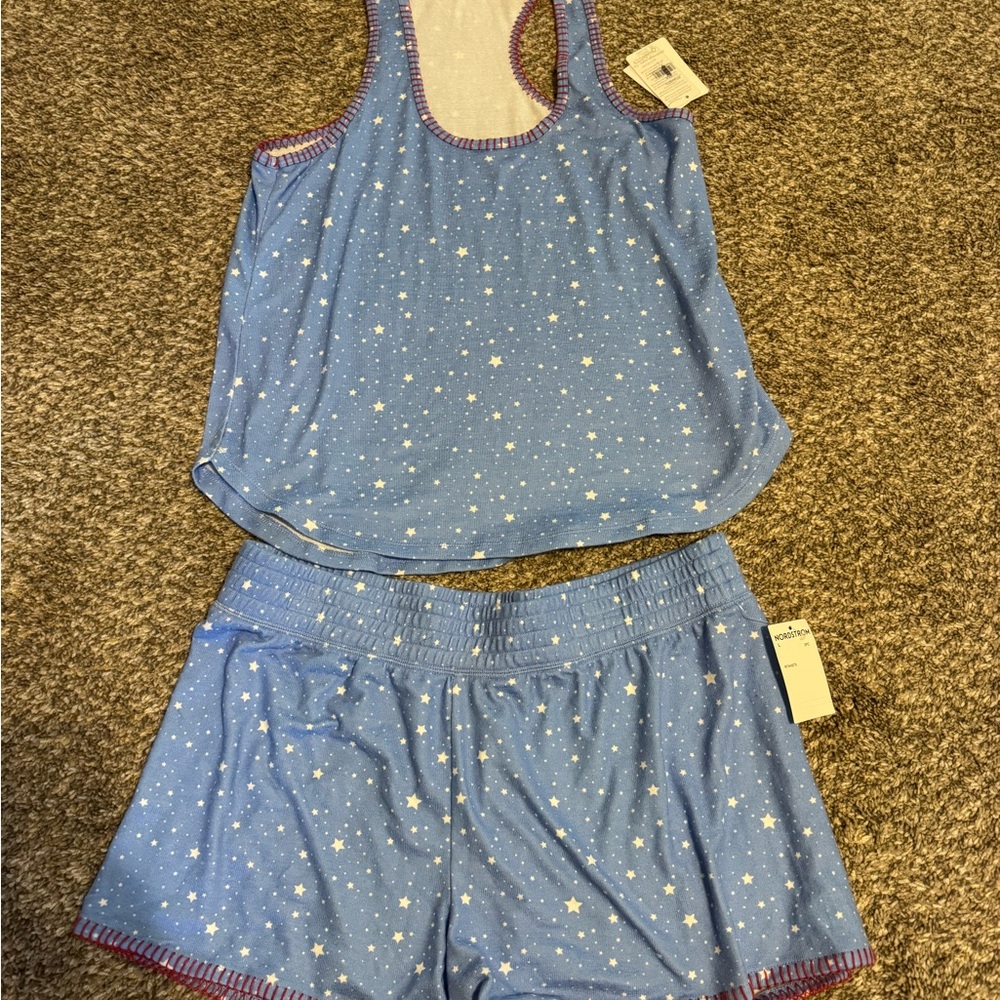 PJ Salvage Blue Starry Pajama Set